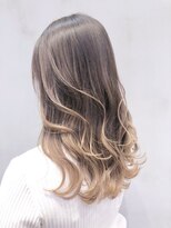 アイティー バイ アルバム 浦和店(IT by ALBUM)&nbsp;ベージュグラデーション_ラベンダーカラーくびれミディ_ba322291