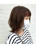 レイヤーカット×インナーカラー