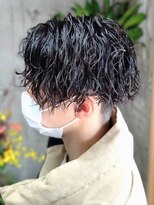 アルフレッド 平針店(alfRed)&nbsp;ツイストスパイラル×束感ツーブロックマッシュパーマ