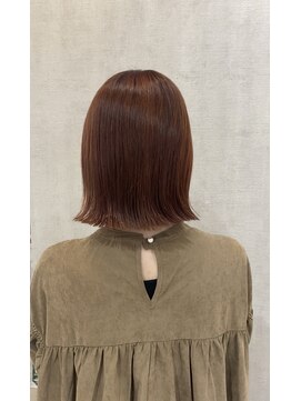 ライム(lime) 切りっぱなしとオレンジヘアー