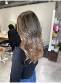 ナチュラルバレイヤージュ