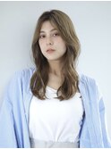 ゆるふわロングレイヤー アッシュベージュ