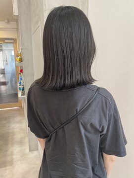 ヨーク(YOKE) 【 YOKE 】切りっぱなしボブ結べるボブロブぱっつん