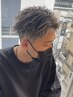 メンズカット+ホワイトメッシュ　￥17600