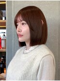 ◇ボブ 縮毛矯正 顔周りカット 表参道 髪質改善
