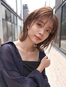 ニコ トウキョウ 渋谷(nico TOKYO) ミディアムレイヤーカットボブウルフ/10代20代/インナーカラー