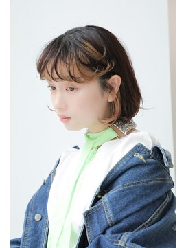 リコラックスビー 中百舌鳥(LICO LUXBE) 前髪インナーカラー　イヤリングカラー