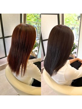 アール 神戸三田けやき台店(Ar) オリーブベージュ×ロング