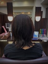 松本平太郎美容室 大宮店&nbsp;裾はねカールスタイル（小顔見せ）/30代40代50代60代