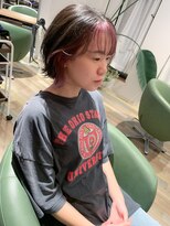ヘアースパリゾート リアン 燕三条店(Lien)&nbsp;ヘムライト_フェイスフレーミング_ピンクアッシュ