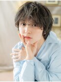オリーブアッシュ抜け感フェザーショートa戸田公園20代30代40代