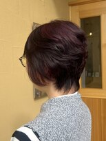 ミュー(miyuu)&nbsp;30代 40代 50代/ 大人でお洒落なワインレッドカラー