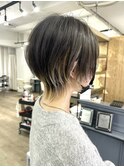 熊本ショート　インナーウルフ　熊本美容室　熊本上通り