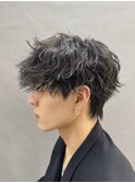 メンズパーマツイストスパイラルシャドウパーマ