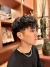 「極上ケア」ロイヤルメンズカット+炭酸パックマッサージ