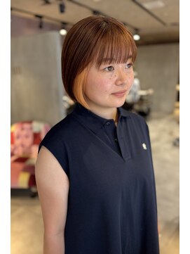 ティル(till) 【till_kage】ボブ＋オレンジカラー