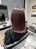 フォルテノエル 静岡鷹匠店(FORTE Noel)&nbsp;ワインレッド/暖色カラー/ダブルカラー