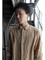 ソーレ(sole) スパイキーショート刈り上げショートピンパーマメンズ