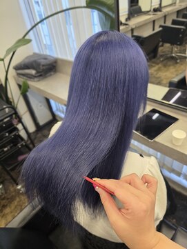 シルバーになるブルーバイオレット