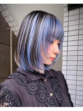 イエナ 渋谷(IENA) ヒナホワイトブロンドカラー金髪クラゲヘアー