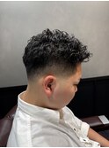 スキンフェードパーマ