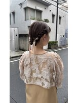 フランチェスカ(Francesca)&nbsp;ヘアセット　結婚式お呼ばれヘア