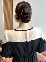 ロジェブルー(Rosier Bleu) 【ヘアセット】お団子カチモリヘア /まとめ髪ヘア