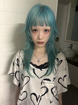 キルトプラスリム(Qilt+LIM) ミントグリーン×ロングレイヤー