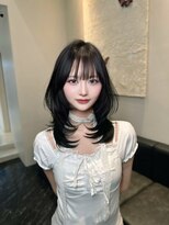 シェノン 表参道(CHAINON)&nbsp;表参道/イメチェン/ピンクベージュ/アンブレラカラー/前髪/渋谷