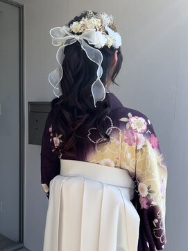 ソエラ(Soera) 卒業式/袴ヘアセット/ハーフアップ