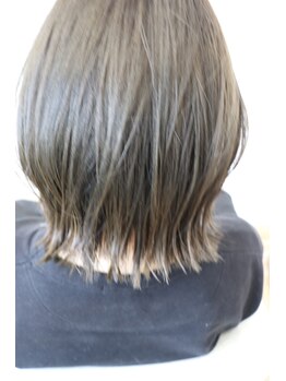 Hair Brillanteの写真/グレイカラーでも明るく！お客様に合ったカラーをご提案◎白髪を活かす透明感カラー♪