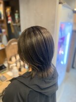 アトリエナガノツー 千葉富士見店(atelier nagano 2)&nbsp;ボブレイヤー×カーキアッシュ【千葉/千葉中央】
