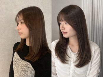 ルフト(Luft.)の写真/髪質に合わせて薬剤選定◎憧れのストレートヘアで、お手入れが楽になりツヤ感アップ!
