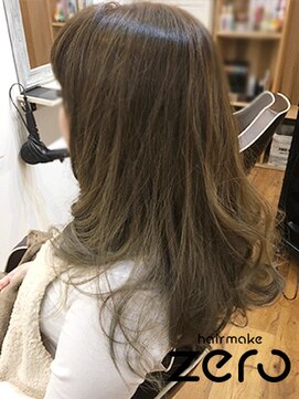 ヘアメイクゼロ 坂戸駅前店(hairmake zero) ブースターブリーチオンアデイクシーカラー