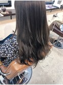 《eTONe》ゆるふわロング × カーキアッシュ