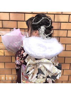 ヘアースタジオ エフ(Hair studio f) 成人式振袖着付けヘアセットby平松