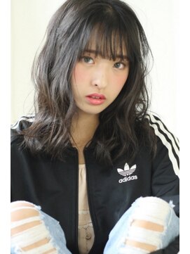 美容室リーフ 豊田店(LeaF) カジュアルウェーブスタイル☆ウェットなツヤ感