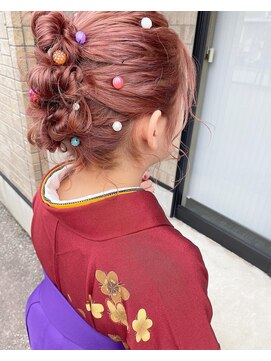 フィオーレ ヘアデザイン(FIORE hair design) 卒業式ヘア/個性的
