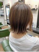 #ハイライト#グレージュ#外ハネボブ#オンフリーク#下関