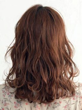 アース 三軒茶屋店(HAIR&MAKE EARTH) パーマ_ウェーブ_ピンクブラウン_三軒茶屋_髪質改善