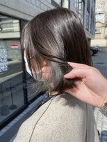 ガーデン タチカワ(garden tachikawa)&nbsp;切りっぱなしボブ×インナーカラー