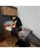 シャンプー☆施術の前にキレイサッパリ♪癒しのシャンプーTime♪