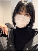 シースルーバング・ボブ　青山