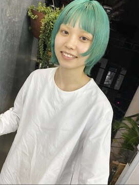 フィン(fin,) fin,/ブリーチ/パーマ/ハイトーン/ダブルカラー/インナーカラー