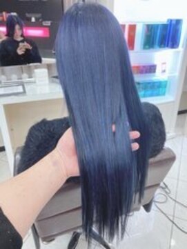 エスト 大阪梅田(EST) レミー100%/53cm☆シールエクステ60枚+ブリーチカラー