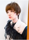 ショート/マッシュショート/ニュアンスパーマ/ハイトーン[原宿]