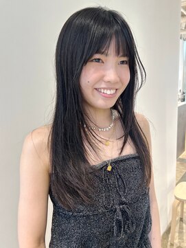 シテン(SITEN) ロングヘア/レイヤー/ブラック