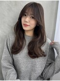 ダークアッシュ×外ハネリバース巻き