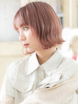 クオーレ 松戸店(CUORE)の写真/SNSでも好評のアディクシーカラーをご用意♪透明感抜群の明るい色味と艶感が叶う★[松戸/松戸駅]