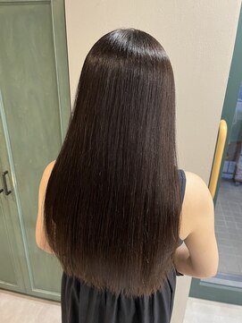 ヘアサロン ナノ(hair salon nano) TOKIOストレート/イルミナカラー/サラサラ/艶髪